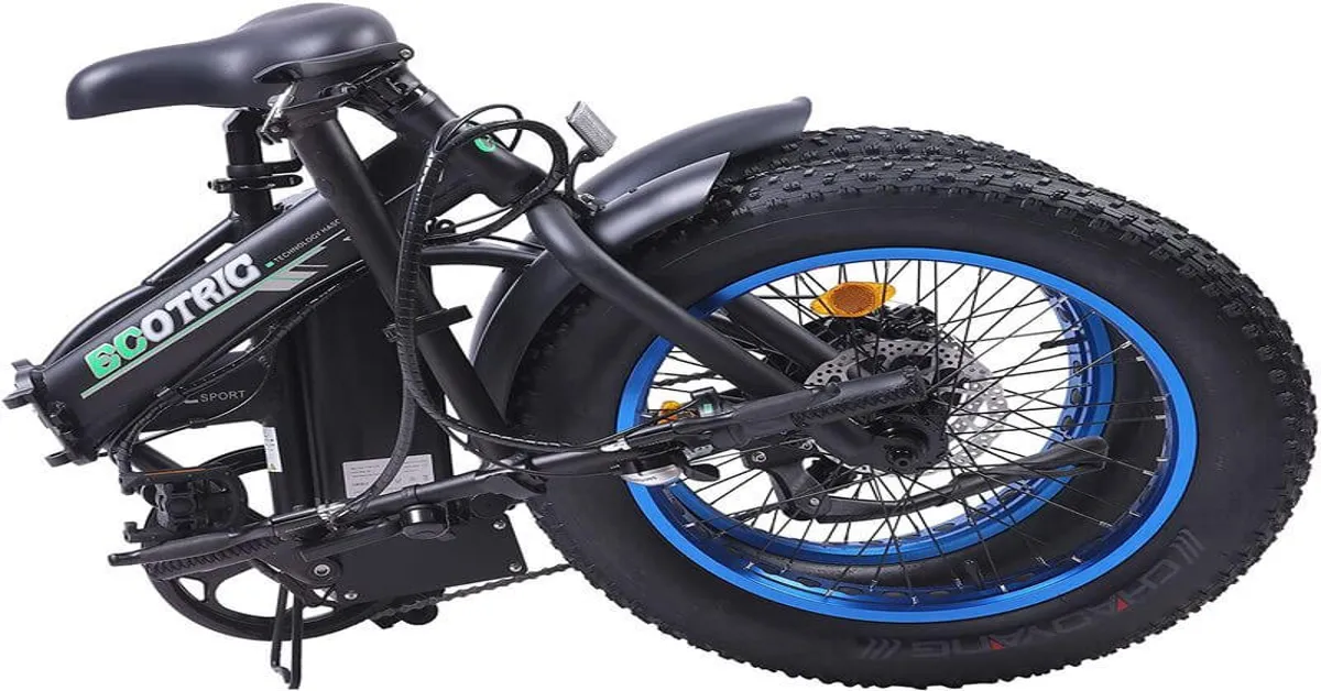 ecotric fat tire folding electric bike