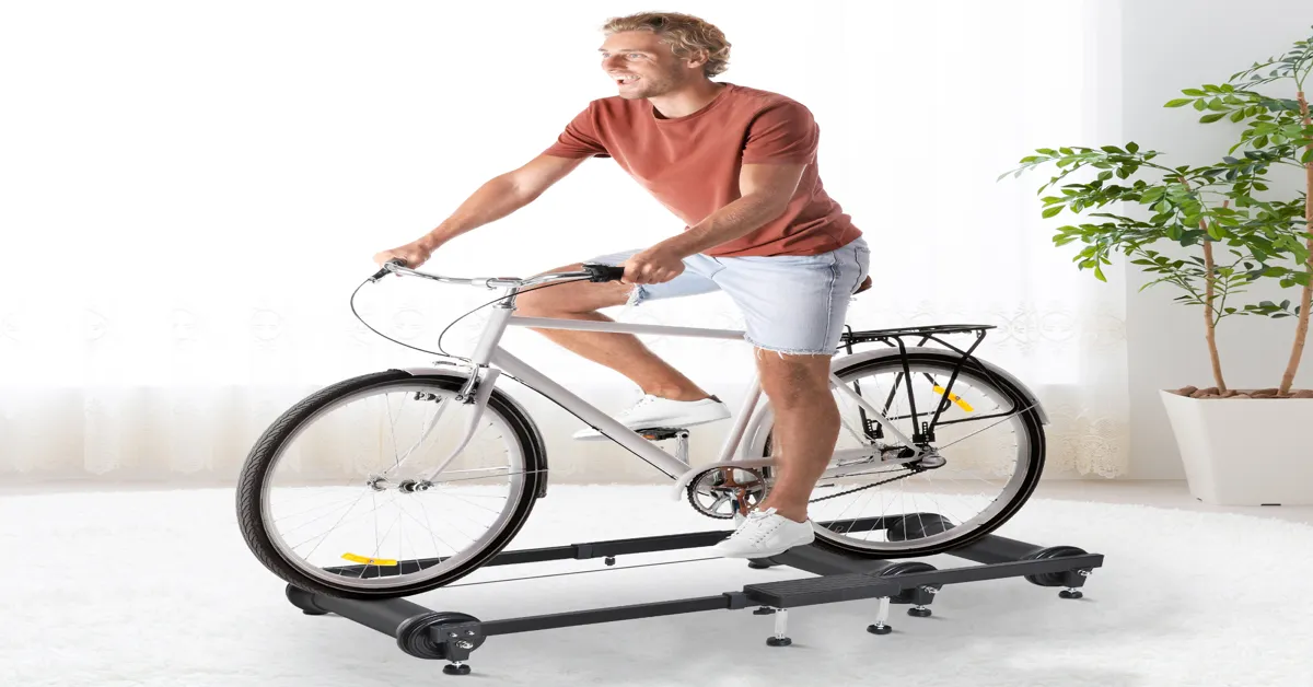 folding bike roller