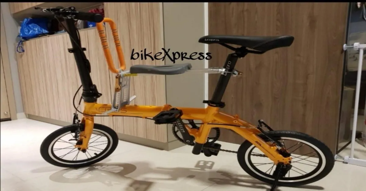 folding bike suitable for child seat