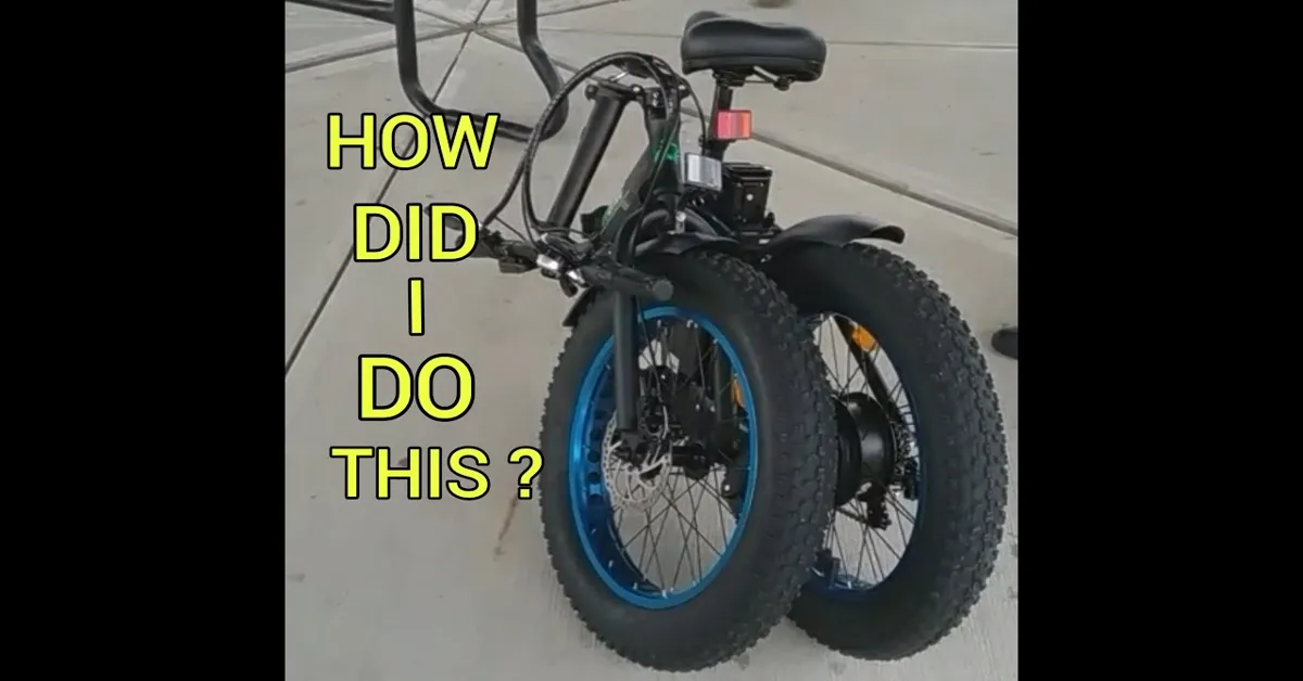 how to fold lectric bike